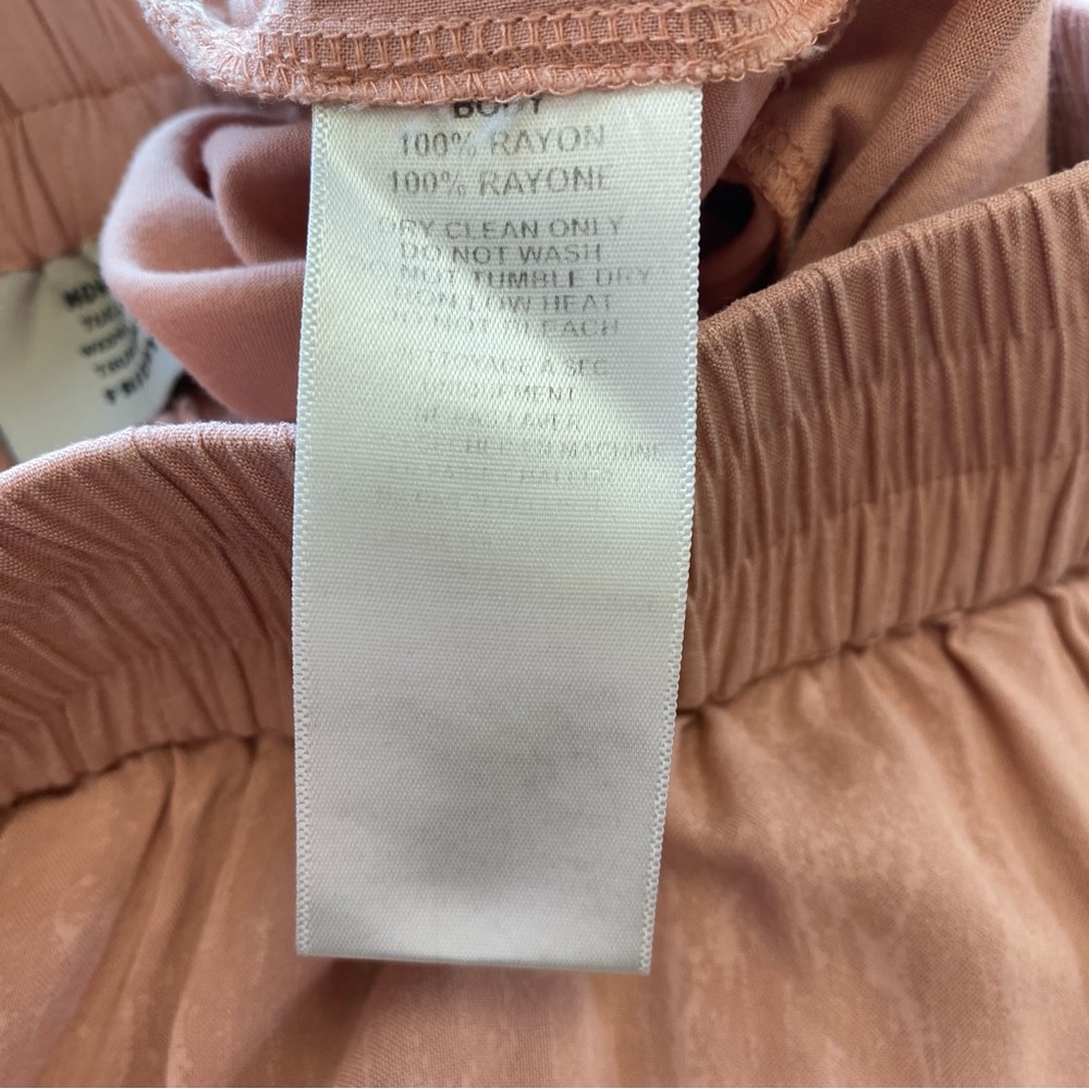 Anthropologie Saturday Sunday Chic Blush Wide Leg Lounge Pants - Picture 6 of 7